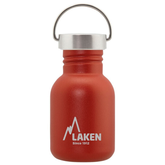 Бутылка для воды Laken Basic 350 мл с крышкой из нержавеющей стали
