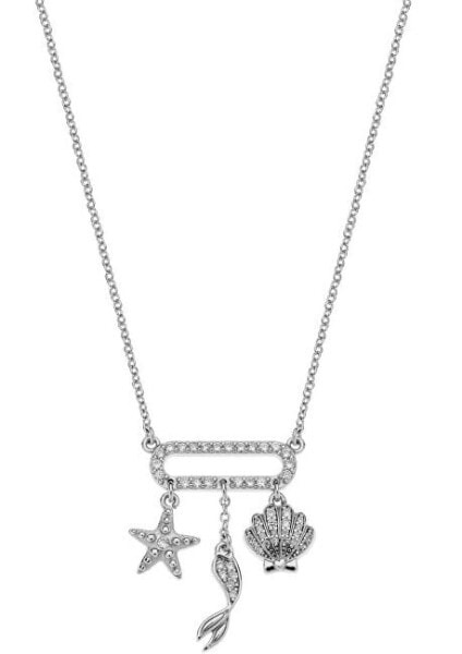 Silver necklace The Little Mermaid NS00053SZWL-157.CS