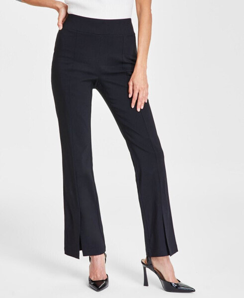 Petite Tummy Control Flare Pants, Created for Macy's