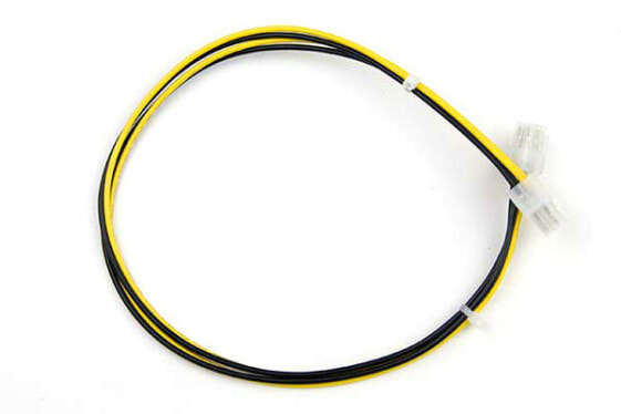 Supermicro CBL-0480L - 0.4 m - Molex (4-pin) - Molex (4-pin) - Straight - Straight - Black - White - Yellow