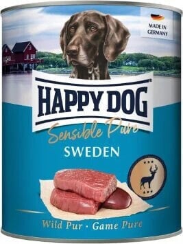 Happy Dog PUSZKA dla psa - Sweden (dziczyzna) 800g