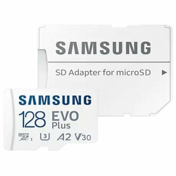 Карта памяти микро-SD с адаптером Samsung EVO Plus 2023 128 Гб