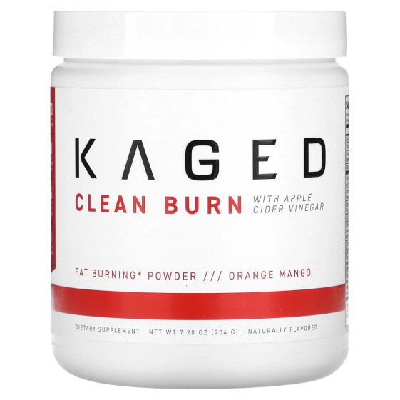 Clean Burn With Apple Cider Vinegar, Orange Mango, 7.2 oz (204 g)