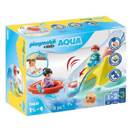 Конструктор Playmobil PLAYMOBIL 1.2.3 Bathing Island With Slide.