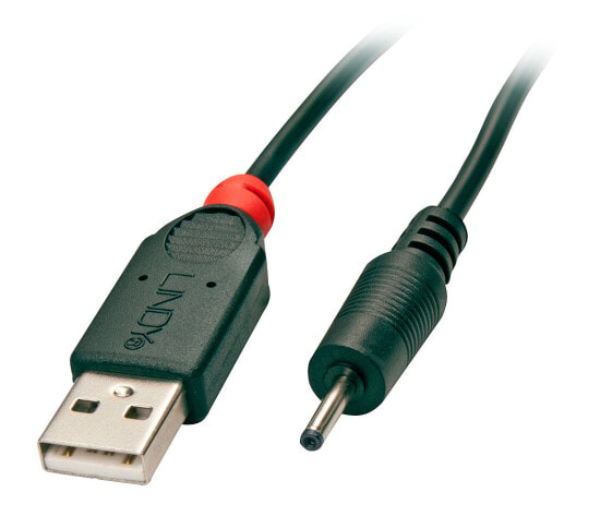 Кабель-переходник Lindy USB A male - DC 2.5/0.7 мм male - 1.5 м - USB A - EIAJ-01 (2.5 мм - 0.7 мм) - 5 V