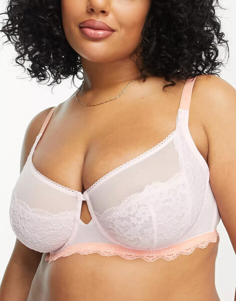 Dorina Curve Chelsea non padded bra in pink