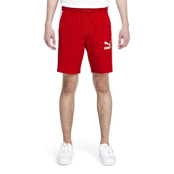 Puma Iconic T7 Jersey 8 Inch Shorts Mens Red Casual Athletic Bottoms 599901-11