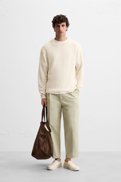 100% LINEN SWEATER