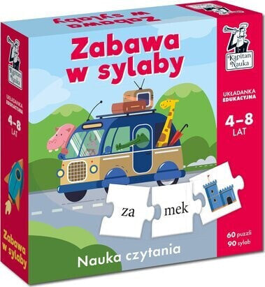 Edgard Zabawa w sylaby. Układanka edukacyjna 4-8 lat