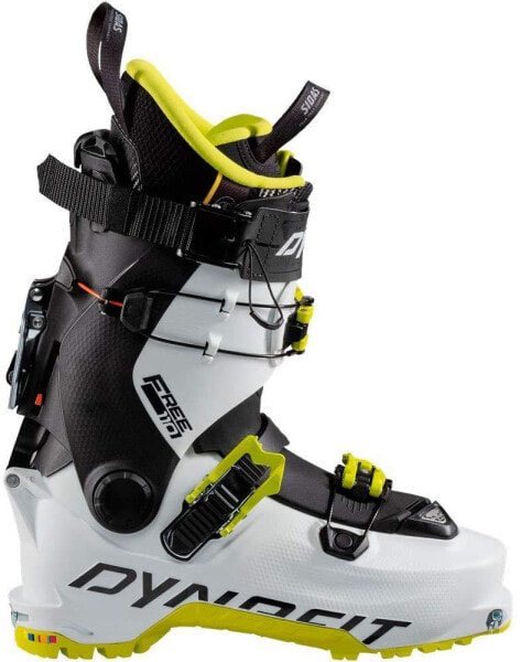 DYNAFIT Hoji Free 110 Green - Functional Innovative Ski Touring Shoe, Size EU 45 - Colour White - Lime Punch