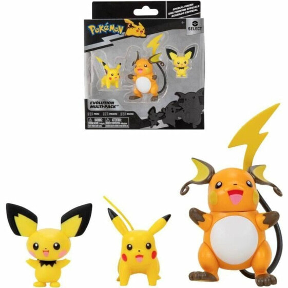 Игровой набор Pokemon Set of Figures Pikachu Evolution Multi-Pack: Pikachu (Покемон Набор Фигурок Пикачу: Пикачу)