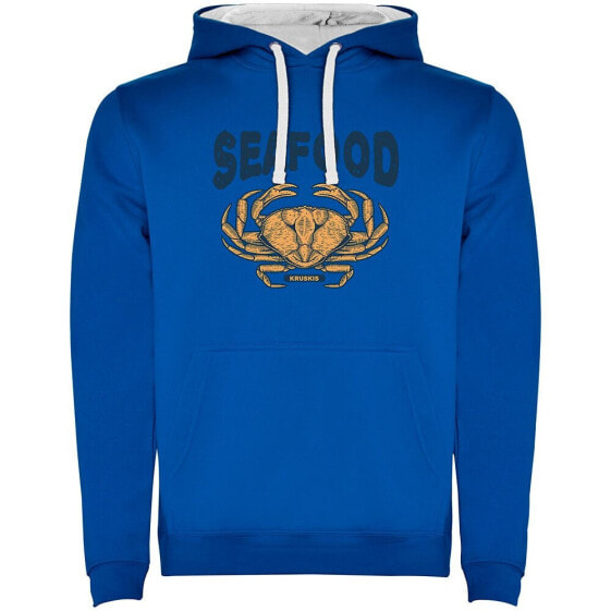 KRUSKIS Seafood Crab Two-Colour hoodie