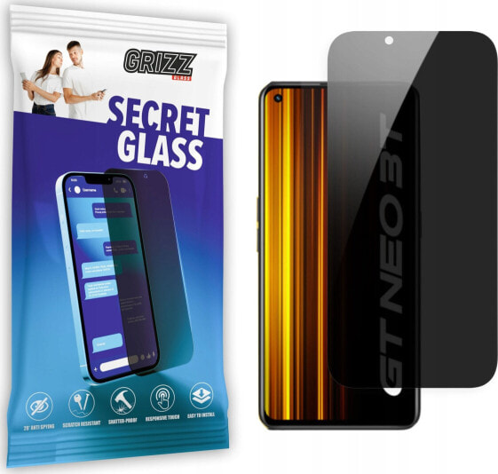 GrizzGlass Szkło prywatyzujące GrizzGlass SecretGlass Realme GT Neo 3T