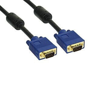 Kindermann VGA-Kabel HD15/St/St 10 m - Cable - Digital/Display/Video