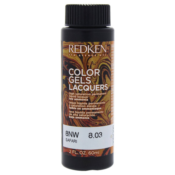 Redken Color Gel Lacquers No.8NW Safari Гелевая краска-блеск для волос, с низким содержанием аммиака