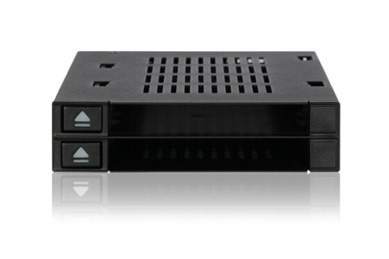 Icy Dock MB522SP-B - HDD - SSD - Serial ATA - 2.5,3.5" - 6 Gbit/s - Black - Data - Power