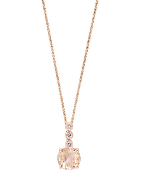 LALI Jewels aquamarine (3/4 ct. t.w.) & Diamond Accent 18" Pendant Necklace in 14k White Gold (Also in Morganite)