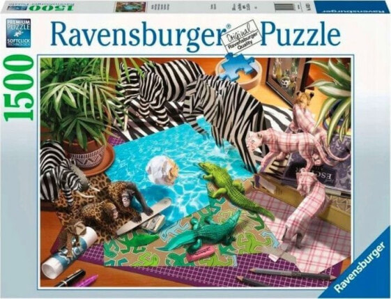 Развивающий пазл Ravensburger 1500 элементов "Приключения с оригами" 168224 RAVENSBURGER