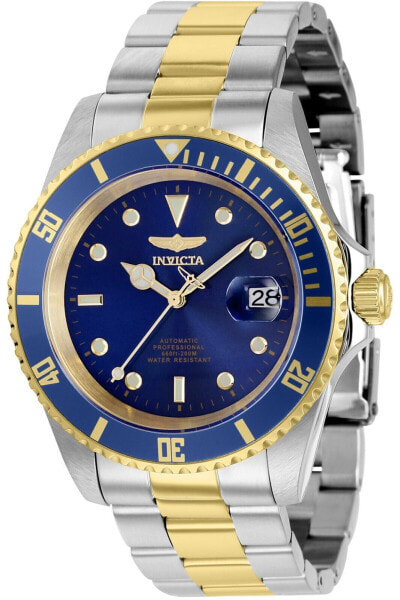 Invicta Pro Diver Men's Automatic Stainless Steel Watch 43 mm Bicolour / Blue
