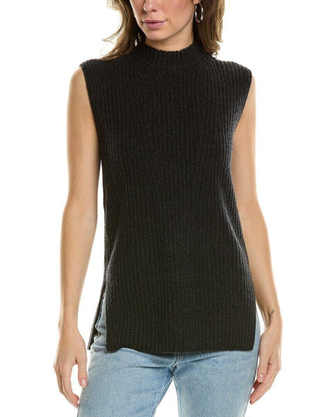 Vince Ribbed Sleeveless Wool & Cashmere-Blend Tunic Women's