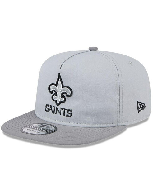 Men's Gray New Orleans Saints 2024 NFL Training Camp Golfer Snapback Hat