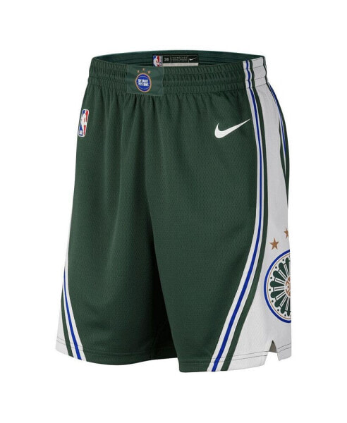 Шорты мужские Nike Detroit Pistons 2022/23 City Edition зеленые