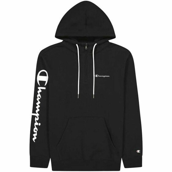 Толстовка мужская Champion Half Zip черная