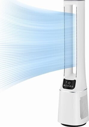 Wentylator Midea Midea | Bladeless Fan with Air purifier | MFP-120 | Stand fan | White | Diameter 15 cm | Number of speeds 10 | Oscillation | Yes | Timer