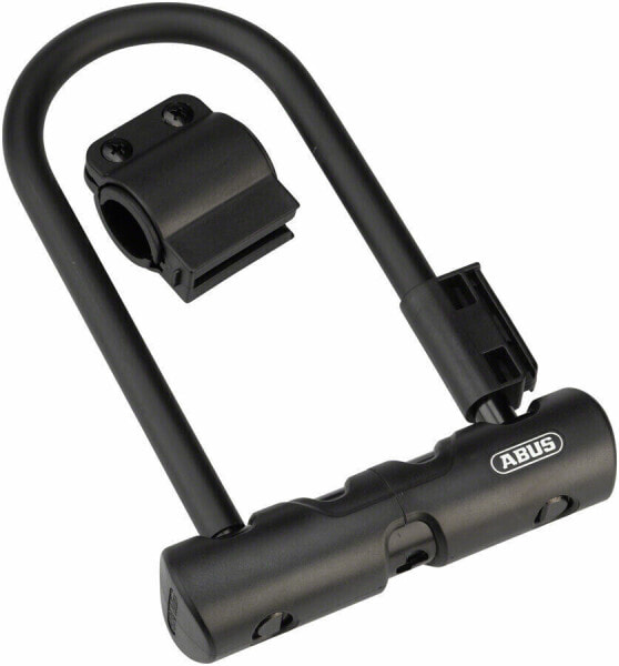 Abus Ultra 410 U-Lock - 3.9 x 7", Keyed, Black, Includes bracket