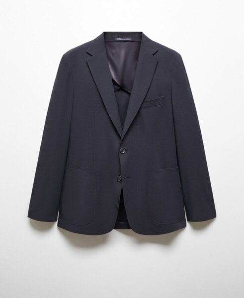 Men's Slim-Fit Suit Blazer