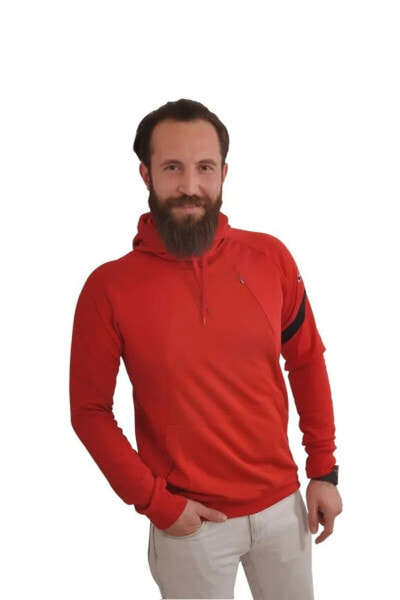 Толстовка мужская Nike Dry Acd Hoodie Po Fp Ht Erkek Kırmızı Futbol Sweatshirt Cq6679-688