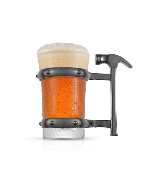 Tools Collection Single Beer Mug with Hammer Handle, 17 oz