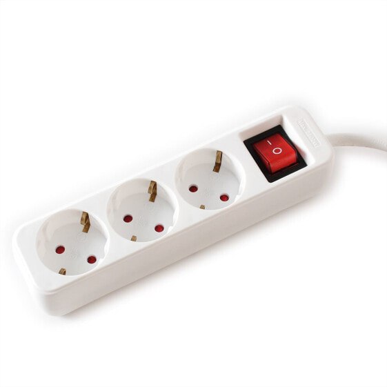 Удлинитель Ivor Power 19.99.1078 - 6 m - 3 AC outlet(s) - Indoor - 1.5 mm² - White - 250 V