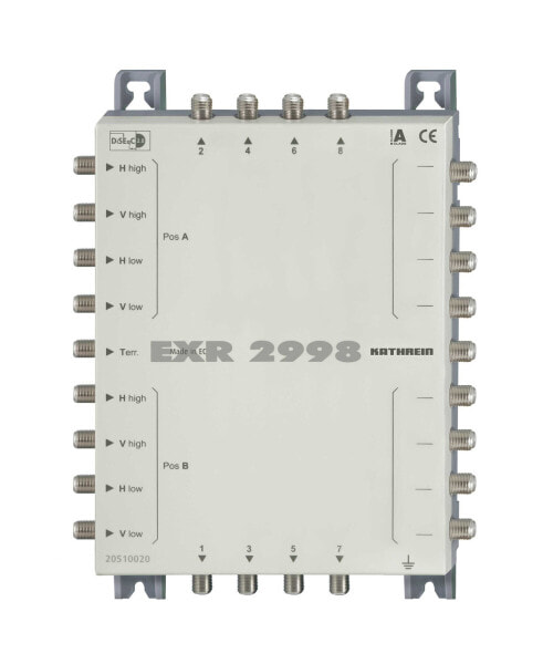 KATHREIN EXR 2998 - BNC - Metallic - Metal - 900 g - 172 x 228 x 44 mm
