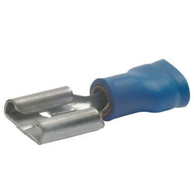 Klauke 730, Pin terminal, Straight, Blue, Brass, PVC, 2.5 mm², 1.5 mm²