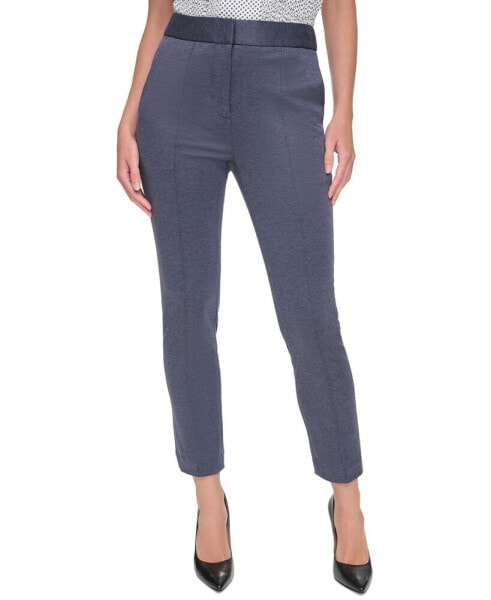 Women's Pintucked Front Ankle Pants