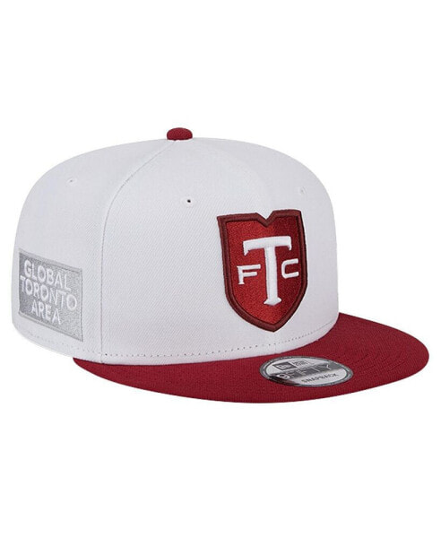 Men's White Toronto FC Jersey Hook 9FIFTY Snapback Hat