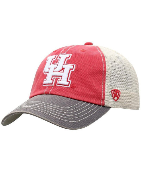 Men's Red Houston Cougars Offroad Trucker Snapback Hat
