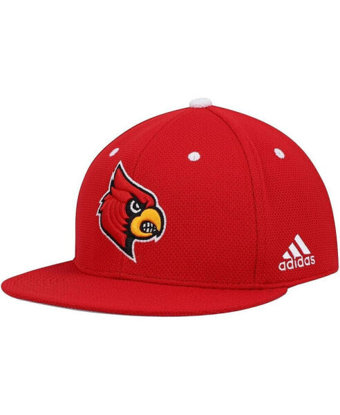 Красная бейсболка Adidas для мужчин Louisville Cardinals On-Field