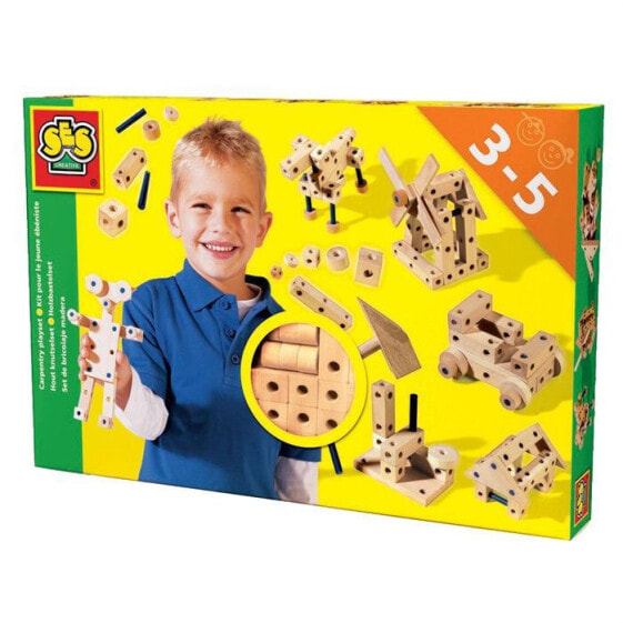 Конструктор "Младший плотник" WoodCraft 1001 для детей.