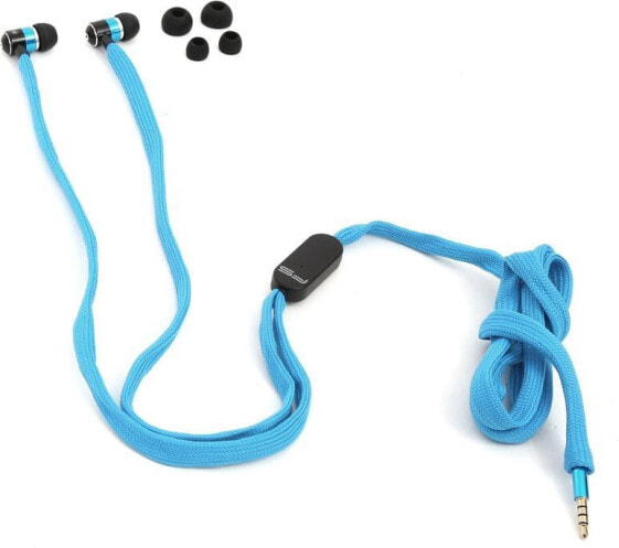 Наушники FREESTYLE SHOELACE EARPHONES + MIC FH2112 BLUE