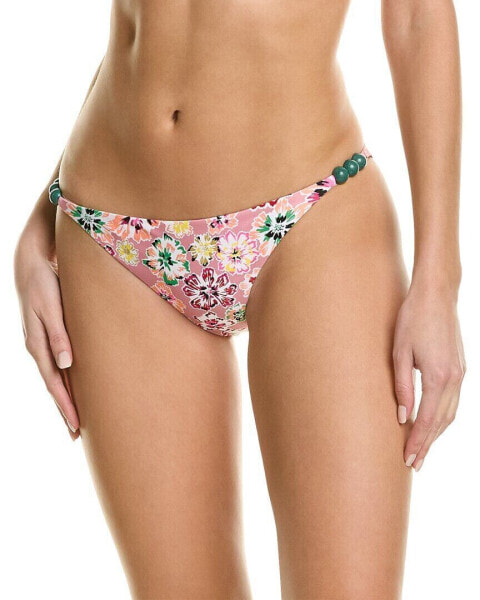 Tanya Taylor Tia Bikini Bottom Women's Pink Xl