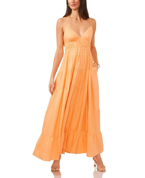 Платье 1.State Maxi с высокой талией и объемными юбками