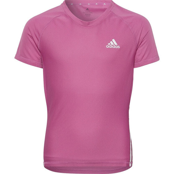 ADIDAS Aeroready 3 Stripes Short Sleeve T-Shirt