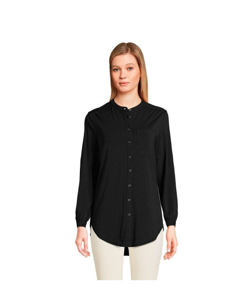 Women's Long Sleeve Jersey A-line Tunic