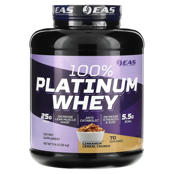 100% Platinum Whey, Cinnamon Cereal Crunch , 5 lb (2.26 kg)
