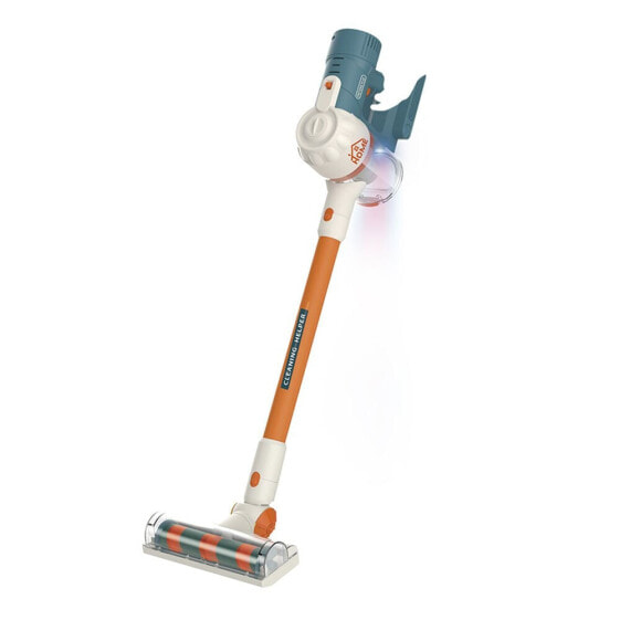 EUREKAKIDS Super realistic cordless toy vacuum cleaner with accessories. lights and sounds
