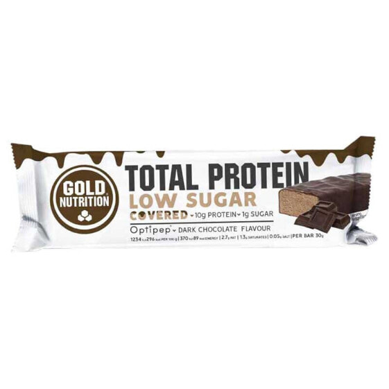 Протеиновый батончик Gold Nutrition Total 30 г с темным шоколадом