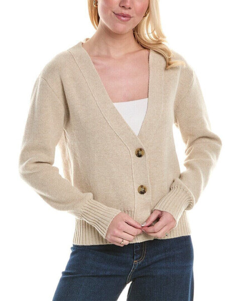 Oscar De La Renta Wool Cardigan Women's L