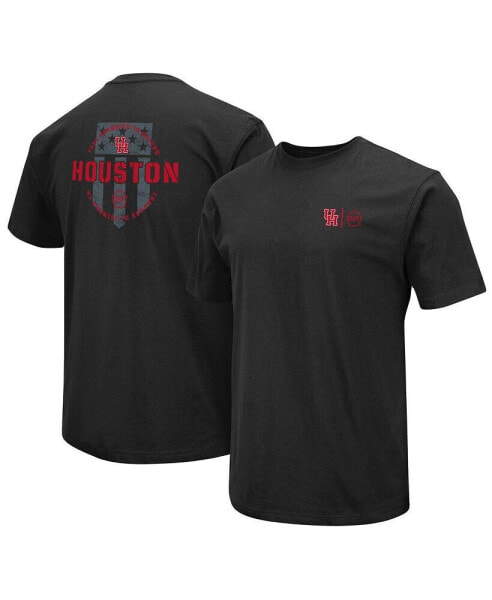 Men's Black Houston Cougars OHT Military-Inspired Appreciation T-shirt